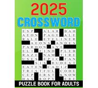 2025 Crossword Puzzle Book For Adults: Challenge Your Mind with Crosswords