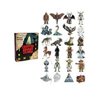 2025 Cryptid Advent Calendar, 24 Days Christmas Countdown Calendar with 24 Different Cryptids Ornaments, Explore the unknown mysteries,for Tree Decor & Cryptid Fans