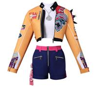 2025 D-Demon H-Hunters Costume Ru mi Zo ey Cosplay Costume Kids Pop Singers Idol Stage Role Play Halloween Party Carnival Outfits Anime Cosplay Character Fancy Dress Up Uniform Girls Idol Group