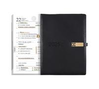 2025 Daily Planner Notebook 2025 Academic Planner Band Closure Ribbon Bookmarks for Scheduling Page a Day Calendar