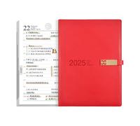 2025 Daily Planner Notebook 2025 Academic Planner Band Closure Ribbon Bookmarks for Scheduling Page a Day Calendar