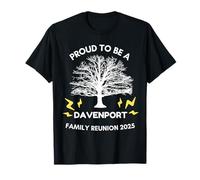 2025 Davenport Family Reunion Gathering Family Tree Matching T-Shirt