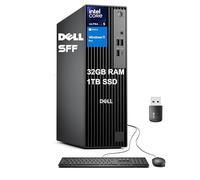 2025 Dell Pro Slim SFF AI PC Business Desktop (Intel 14-Core Ultra 5 235 vPro (> i7-13700), 32GB DDR5, 1TB SSD), QCS1250 (Replace OptiPlex 7000), DisplayPort, Wi-Fi 6, HDMI, Ethernet, Win 11 Pro
