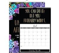 2025 Demotivational Sarcastic Wall Calendar | 12 Months Hangable Planner Calendar | Spiral Binding Family Calendar Schedule Planner - With Hilarious Quote And Saying,28x21cm