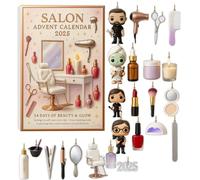 2025 Dentist Advent Calendar, Unique 24 Days Dental Themed Ornaments Set,Christmas with Cute Dentist & Tooth Ornaments, Children & Dental Enthusiasts, Christmas (B)