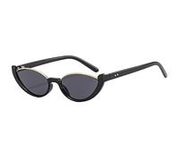 2025 designer Cat Eye Ladies Small Frame Oval Sunglasses, Outdoor Holiday Decorative Glasses (Color : C, Size : Medium)(C)