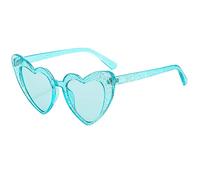 2025 designer Heart Shaped For Women's Sunglasses, Holiday Beach Party Glasses (Color : A, Size : Medium)(D)