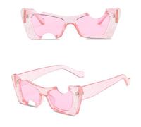2025 designer Hip Hop Style For Women's Sun glasses Cat Eye Shape Fashion Stage Show For Women Sunglasses Male Female Sun Glass,Pink Pink