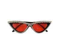 2025 designer Luxury Diamond Cat Eye Sunglasses For Women Rhinestone Vintage Mirror UV400 Sun Glasses Fashion Shades