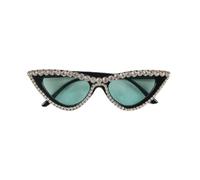 2025 designer Luxury Diamond Cat Eye Sunglasses For Women Rhinestone Vintage Mirror UV400 Sun Glasses Fashion Shades