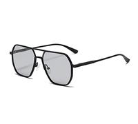 2025 designer Polarized Day and Night Dual-use Color Changing uv400 Sunglasses for Men Outdoor Driving Sunglasses (Color : F, Size : 1)