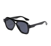 2025 designer Retro Double Bridges For Women Sunglasses Fashion Jelly Color Shades UV400 Men Trending Oversized Sun Glasses