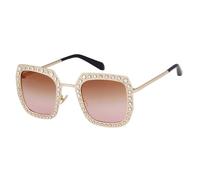 2025 designer Rhinestone Sunglasses For Women Luxury Black Pink Oversized Sun glasses For Women Square Fashion Shades,C5,One size