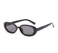 2025 designer Small Oval Sunglasses For Women Vintage Retro Black White Sun Glasses Classic Shades Female UV400