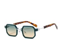 2025 designer Small Square Punk Sunglasses For Women Fashion Double Color Eyewear Shades UV400 Men Gradient Sun Glasses