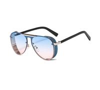 2025 designer Steampunk Sunglasses Men Big Box Ladies Sunglasses For Men Fashion Punk Sunglas UV400