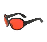 2025 designer Sunglasses Woman Hip Hop Punk Big Frame For Women Sun glasses Male Female Sunglass,BLACK RED