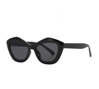 2025 designer Vintage Retro Style Sunglasses For Women Fashion Cat Eye Shape Outdoor Sun Glasses Stylish Female Sunglass,Black Gray