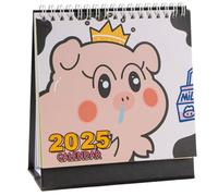 2025 Desk Calendar, Cartoon Desk Calendar,Daily Monthly Table Planner Things List - Daily Monthly Planning Table Planner