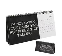 2025 Desk Calendar, Funny Desk Calendar 2025, Demotivational calendar 2025, Motivational Daily Stress Relief Calendar | Positive Affirmations, Inspirational Desk Calendar for Women Men