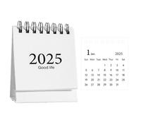 2025 Desk Calendar, Small Desk Calendar, Monthly Calendar, 360 Degree Page Rotation Inverted for Classroom, Monthly Schedule, Double-Sided for Meditations