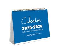 2025 Desktop Calendar - Colorful Desk Planner July 2025 to December 2026 | Monthly Paper Organizer for Office Desk, Home Study, School and Classroom Decoration