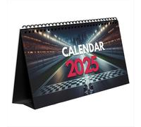 2025 Desktop Calendar for Formula Racing Fan F1 Months