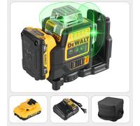 2025 DeWalt DW089LG 12 - Line 3 - Side 360° All - Around Green - Light Laser Level for Outdoor Use - Ideal for Precise AU