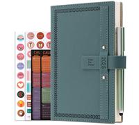2025 Diary A5 Page a Day Full Year Planner, Diary 2025 from Jan 2025 to Dec 2025, Daily Monthly Planner with Calendar, Pen, Pen Holder, Month Tabs,
