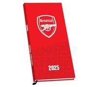 2025 Diary Arsenal FC Week to View Slim Pocket Football Diary Official Product