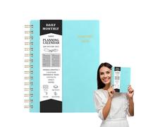 2025 Diary Book Planner, Daily Notebook in - Effective A5 Portable Appointment Planner,Writing Task Checklist Organizer Planner Notebook F