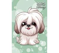 2025 Diary: Lhasa Apso Dog: A5 Week to View Dated from Jan 2025 to Dec 2025 | Weekly Planner Agenda Personal Organiser
