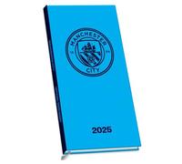 2025 Diary Manchester City FC Week to View Slim Pocket Football Diary Diary Official Product