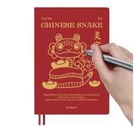 2025 Diary - Year of the Snake Monthly Organiser Diary - 224 Sheets, Pocket Calendar, Year Overview, Agenda Organiser for Work, Writing and Notes, 105 x 148 mm