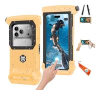 2025 Diving Snorkeling Phone Case for iPhone 17/16/15/14/13/12/11 Pro Max/XS/X, Suitable for Samsung Galaxy S25/S24/S23 [100FT/30M] Professional Scuba Dive Waterproof Case Underwater Photo Video Cover