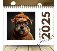 2025 Dog Calendar Cute Kittens Calendar 12 Month Family Calendar with Blank Room for Notes Family Monthly Planner & Daily Organiser for Home Office School Cat Animal Lovers