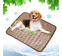 2025 Dog Cooling Pad, Ice Silk Cooling Pad for Cats and Dogs, Durable, Bite-Resistant, Scratch-Resistant Surface, Self-Cooling Pet Cooling Pad for Cats and Dogs, Cooling Pad with Non-Toxic Gel