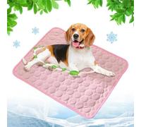 2025 Dog Cooling Pad, Ice Silk Cooling Pad for Cats and Dogs, Durable, Bite-Resistant, Scratch-Resistant Surface, Self-Cooling Pet Cooling Pad for Cats and Dogs, Cooling Pad with Non-Toxic Gel