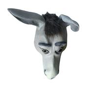 2025 Donkey Shrek Mask Latex Headgear Cosplay Costume Props for Halloween Party
