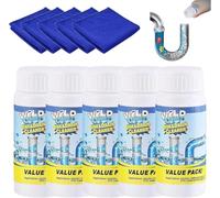 2025 Drain Unblocker, Hair Unblocker, Toilet Unblocker, Professional Drain Unblocker for Kitchen and Bathroom (Style B 5PCS)