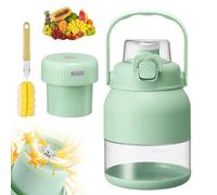 2025 Electric Citrus Juicer 28 Oz with Straw, Brush, Two Lids, High Capacity Rechargeable Wireless Blender, Portable Mini Blender for Smoothies, Shakes, Food Prep & Frozen Blending(Style A)
