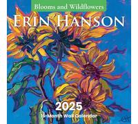 2025 Erin Hanson Calendar Blooms and Wildflowers Landscapes Fine Art | Large Wall Calendar with Vibrant Impressionism Blooms and Wildflowers Paintings | Monthly Calendar for Office 12 x 24” Thick