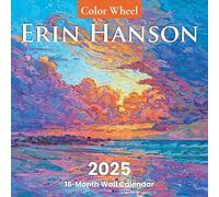 2025 Erin Hanson Calendar Color Wheel Landscapes Fine Art | Large Wall Calendar with Vibrant Impressionism Color Wheel Paintings | Monthly Calendar for Office 12 x 24” Thick Paper | Art by Erin Hanson