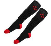 2025 Extra Long Over The Knee Socks Spring Fall Winter Soft Warm High Boot Stockings A Christmas Story Stocking (Black, A)