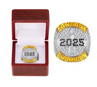 2025 Fantasy Football Rings Father's Day Collectibles Championship Rings Championship Ring for Display(12)