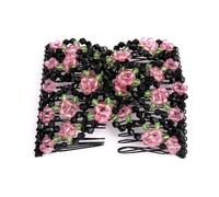 2025 Fashion Ladies Beads Elasticity Double Hair Comb Higher Quality Clamp Accessory Choice Popular Products Hot Stretchy