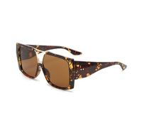 2025 Fashion Large Frame Polarized Sunglasses Outdoor Hiking Street Photography Anti-UV Sun Protection Driving Sunglasses,C3 Leopard Print,145 * 140 * 50mm