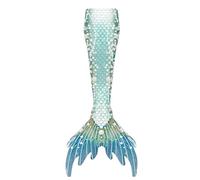 2025 Fashion New Tail Adult Women's Swimsuit Women's Plus Size Swim Suits Light Blue