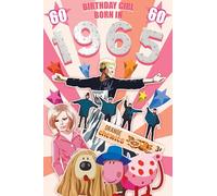 2025 Female Milestone Birthday Greeting Card For Her - Flashback Down Memory Lane - Fun Interesting Facts from The Year You Were Born (60th - Born in 1965)