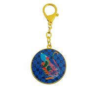 2025 Feng Shui Decoration Keychain, Blue, 12*5*5.7cm